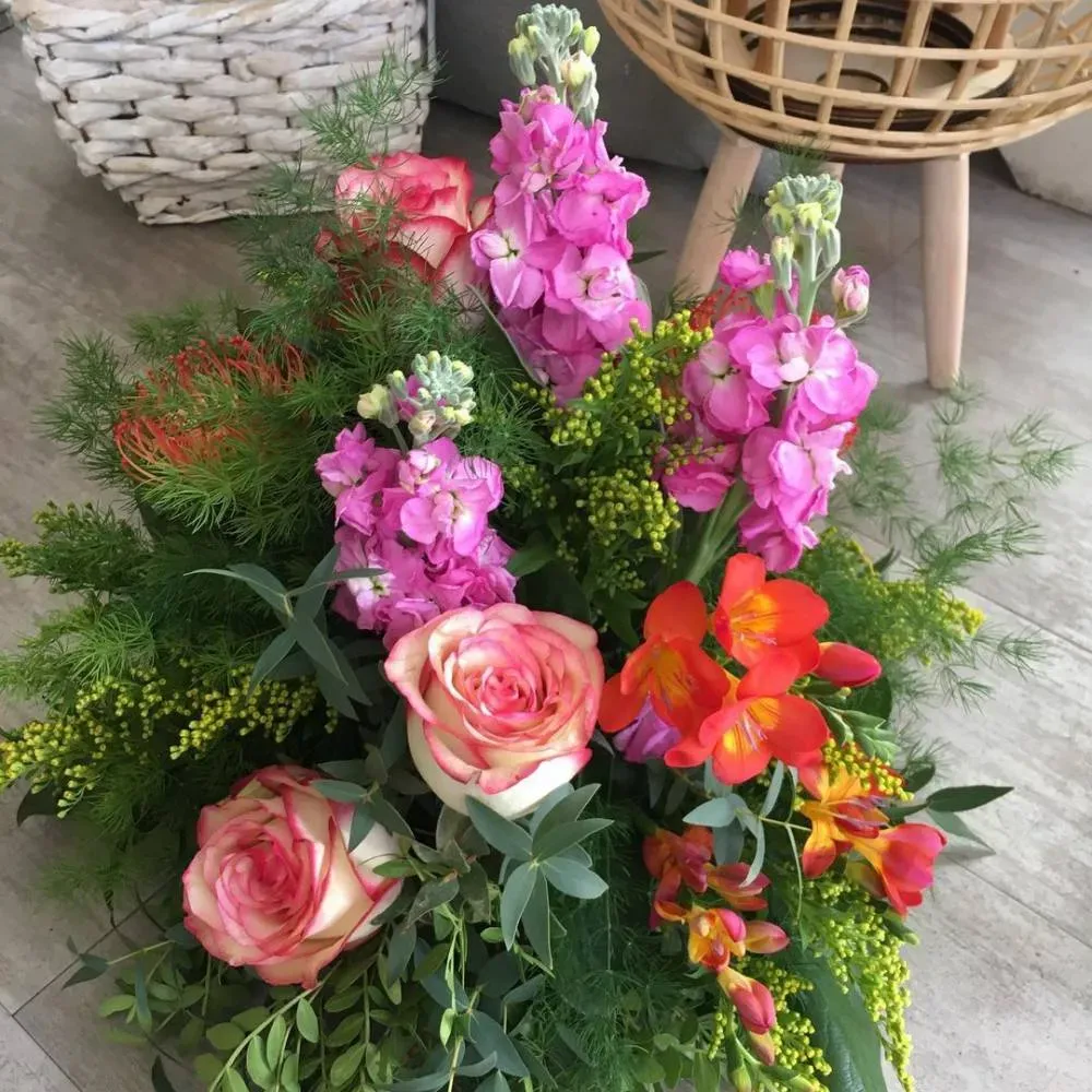 Bouquet deuil composition