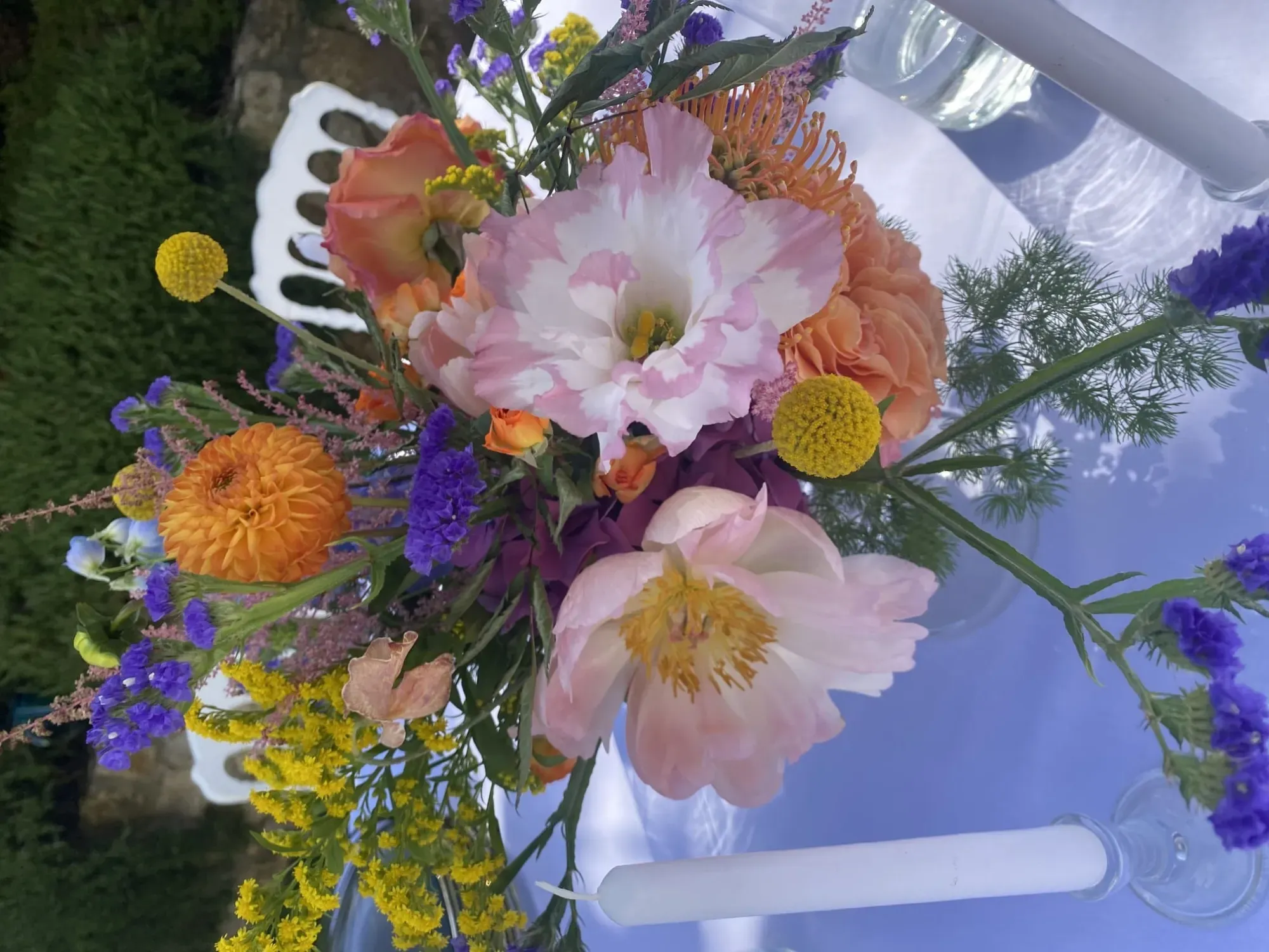 centre de table mariage magnolia antibes (3)