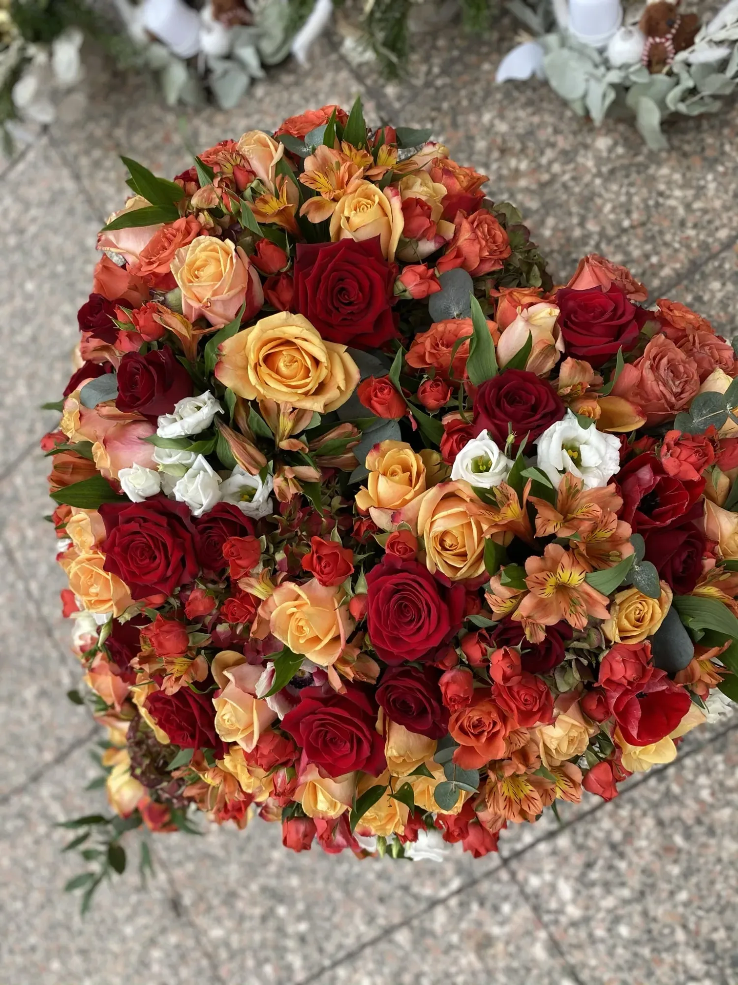 deuil coeur fleurs magnolia grandiflora (2)-min